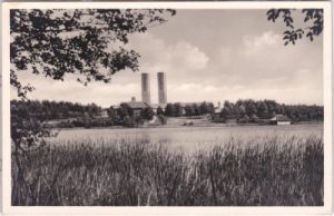 Krössinsee bei Falkenburg in Pommern, Ordensburg, ca. 1935