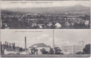 Rosawitz-Bodenbach, Altstadt, Baumwollspinnerei, ca. 1910