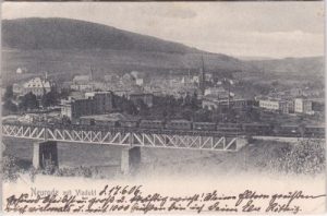 Neurode in Schlesien (Nowa Ruda), Viadukt, Eisenbahn, ca. 1905