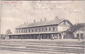 Suchau in Schlesien (Sucha), Bahnhof, ca. 1910