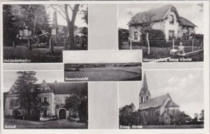 Alt Warthau (Kreis Bunzlau in Schlesien), u.a. Warenhandlung, ca. 1935