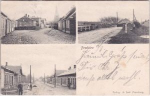 Bredebro (Nordschleswig), u.a. Straßenansichten, ca. 1900