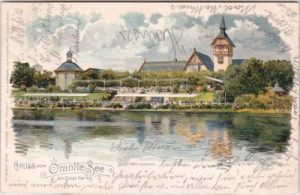 13053 Berlin-Hohenschönhausen, Orankesee, Farblitho, ca. 1900