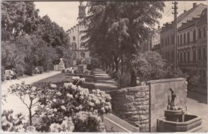 08258 Markneukirchen, Ernst-Thälmann-Platz, ca. 1965