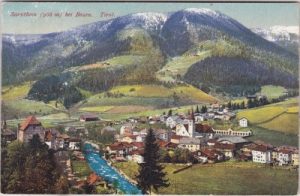 Sarntheim (Sarntal) in Südtirol, Ortsansicht, ca. 1915