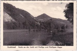 07407 Preilipp (Rudolstadt), An der Saale, ca. 1950
