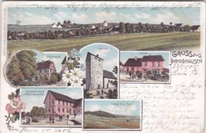 35104 Immighausen (Lichtenfels/Hessen), Farblitho, ca. 1900