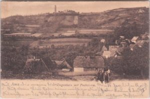 07749 Jena-Ziegenhain, Ortsansicht, Fuchsturm, ca. 1900