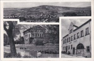 97292 Uetingen bei Würzburg, u.a. Gasthaus, ca. 1950