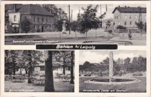 04564 Böhlen (Sachsen), u.a. Bahnhof, ca. 1935