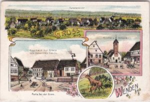 72224 Wenden (Ebhausen), Farblitho, ca. 1905