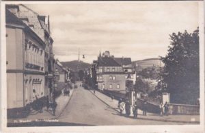 66606 St. Wendel (Saar), Bahnhof-Straße, ca. 1925