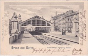 10117 Berlin-Mitte, Hoch-Bahnhof Potsdamer Strasse, ca. 1900