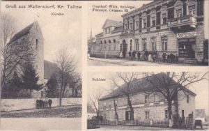 12529 Waltersdorf (Schönefeld), u.a. Gasthof Schlegel, ca. 1910