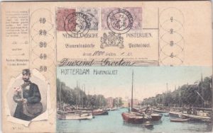 Rotterdam, Haringfliet, Nederlandsche Posterijen, ca. 1905