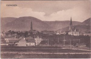 67450 Edenkoben, Ortsansicht, ca. 1915