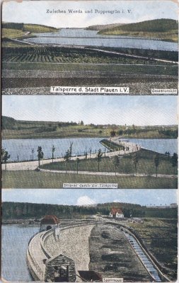 08223 Werda (Vogtland), Talsperre, ca. 1910