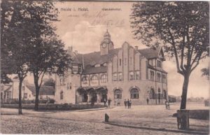 25746 Heide (Holstein), Kleinbahnhof, ca. 1905