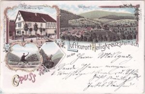 69253 Heiligkreuzsteinach im Odenwald, Farblitho, ca. 1900