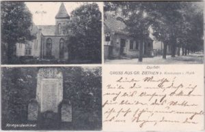16768 Groß Ziethen (Kremmen), u.a. Dorfstraße, ca. 1915