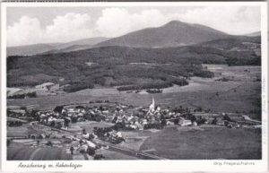 93473 Arnschwang (Bayerischer Wald), Luftaufnahme, ca. 1955