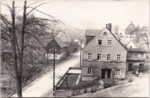 09212 Wolkenburg-Kaufungen, Straßenansicht, ca. 1955