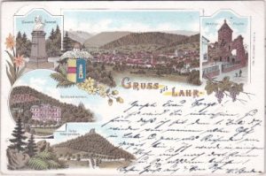 77933 Lahr (Schwarzwald), Reichswaisenhaus, Farblitho, ca. 1895