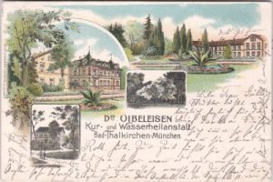 81371 München-Thalkirchen, Heilanstalt, Farblitho, ca. 1900