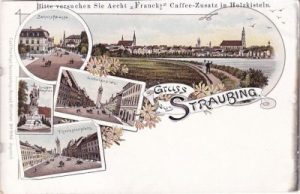 94315 Straubing an der Donau, Farblitho, ca. 1900