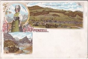 Appenzell, Farblitho, ca. 1900