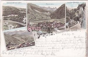 Prutz im Oberinntal, Obladis, Farblitho, ca. 1895