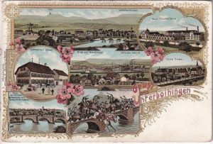 73240 Unterboihingen (Wendlingen am Neckar), Farblitho, ca. 1905