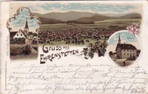 79238 Ehrenstetten im Breisgau (Ehrenkirchen), Farblitho, ca. 1900