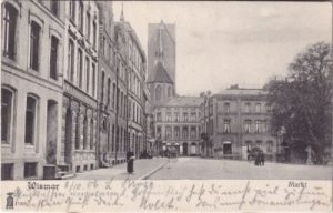 23966 Wismar, Markt, ca. 1900