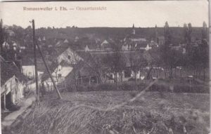 Romansweiler (Elsaß), Gesamtansicht, ca. 1915