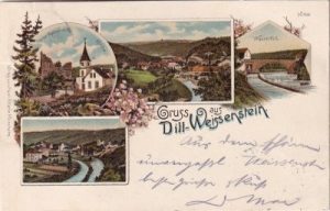 75180 Dillweißenstein (Pforzheim), Farblitho, ca. 1900