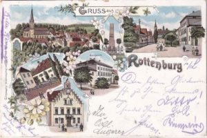84056 Rottenburg an der Laaber, Farblitho, ca. 1895