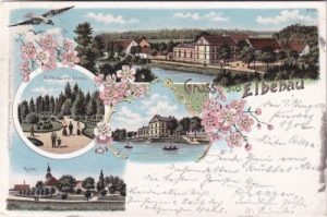 39218 Elbenau (Schönebeck/Elbe), Farblitho, ca. 1900