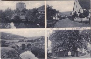 74722 Heiligenbeuern (Buchen/Odenwald), Dorfansichten, ca. 1920