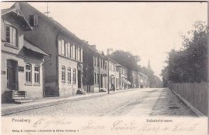 25421 Pinneberg, Bahnhofstrasse, ca. 1900